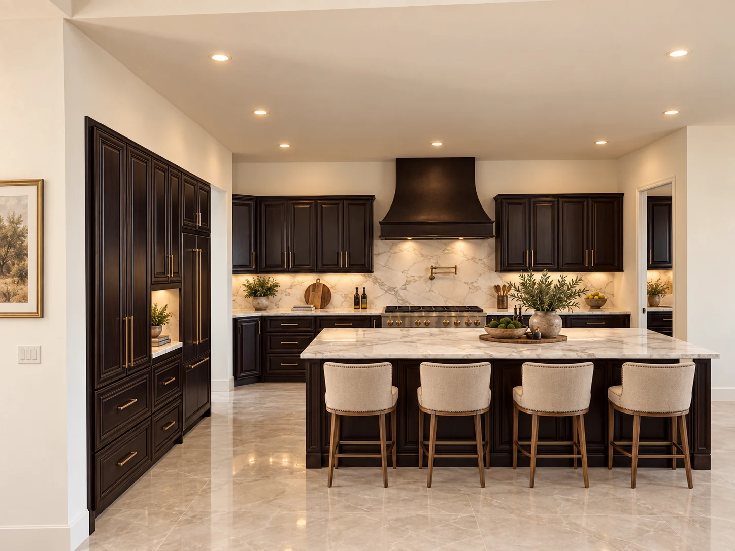 Mediterranean Ridge: kitchen and dining area rendering